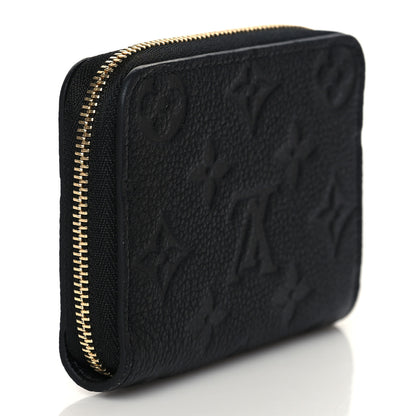 Louis Vuitton Empreinte Zippy Coin Purse Black 3 of 8