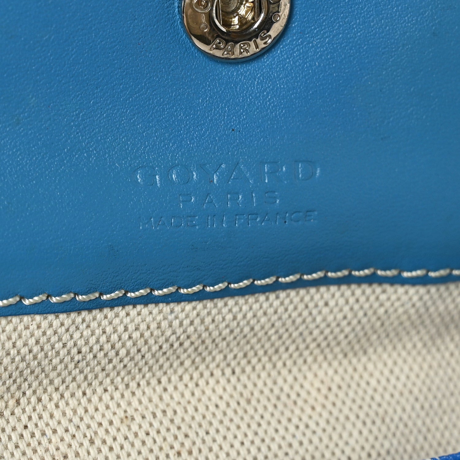 Goyard Goyardine Saint Louis GM Sky Blue 8 of 9