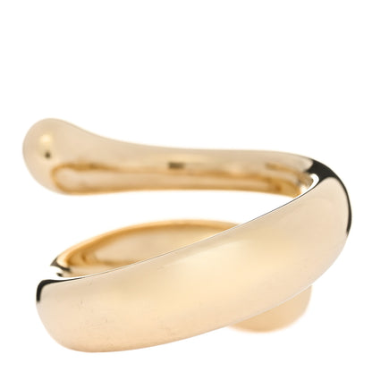Tiffany 18K Yellow Gold Elsa Peretti Teardrop Bypass Ring 49 5 3 of 4
