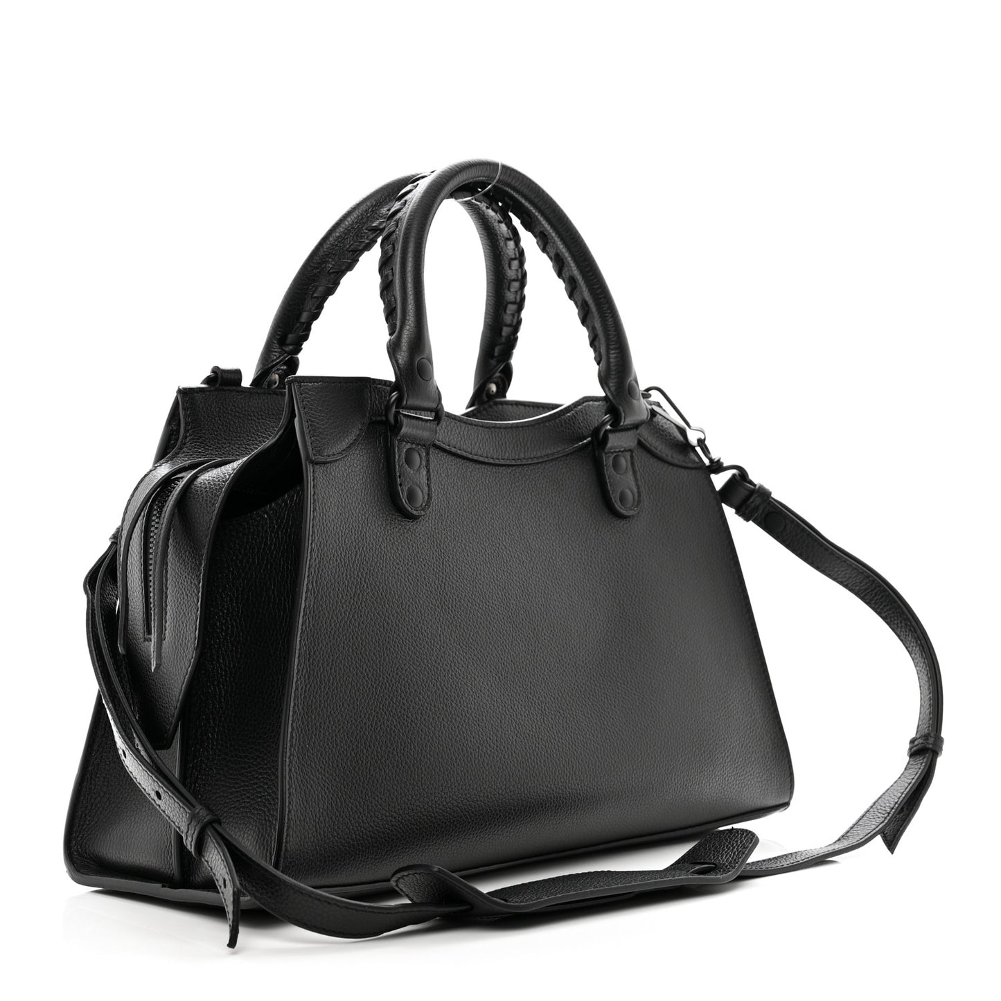 Grained Calfskin Neo Classic Black Hardware S City Black