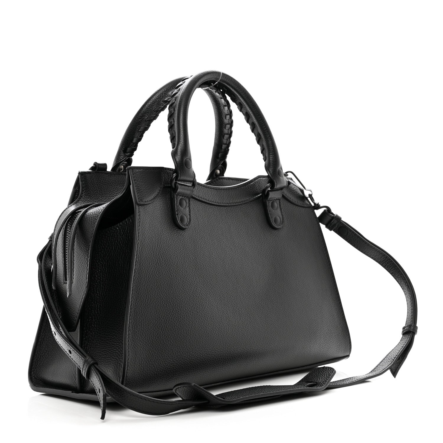 Balenciaga Grained Calfskin Neo Classic Black Hardware S City Black 3 of 9