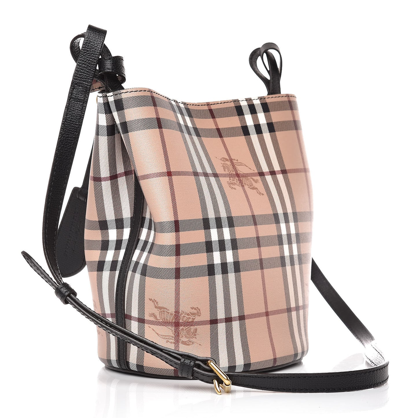 Haymarket Check Colours Small Lorne Bucket Crossbody Black