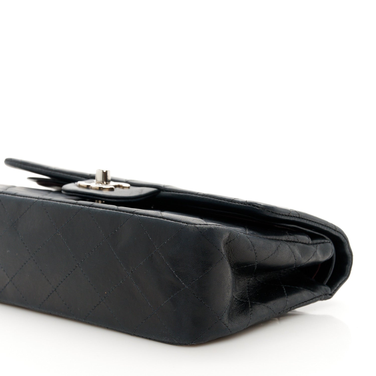 Chanel Lambskin Quilted Small Double Flap Black 11 of 12