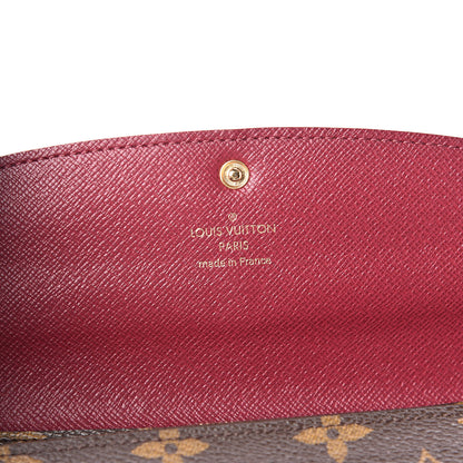 Louis Vuitton Monogram Emilie Wallet Fuchsia 6 of 7