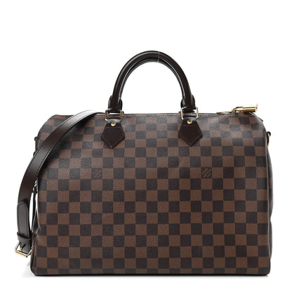 Louis Vuitton Damier Ebene Speedy Bandouliere 35 1 of 11