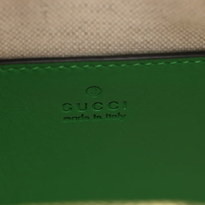 Gucci Calfskin GG Matelasse Shoulder Bag Spring Green Natural 6 of 10