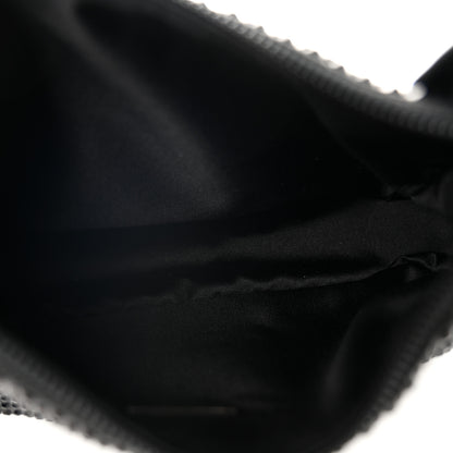 Prada Satin Crystal Mini Re-Edition 2000 Bag Black 5 of 11