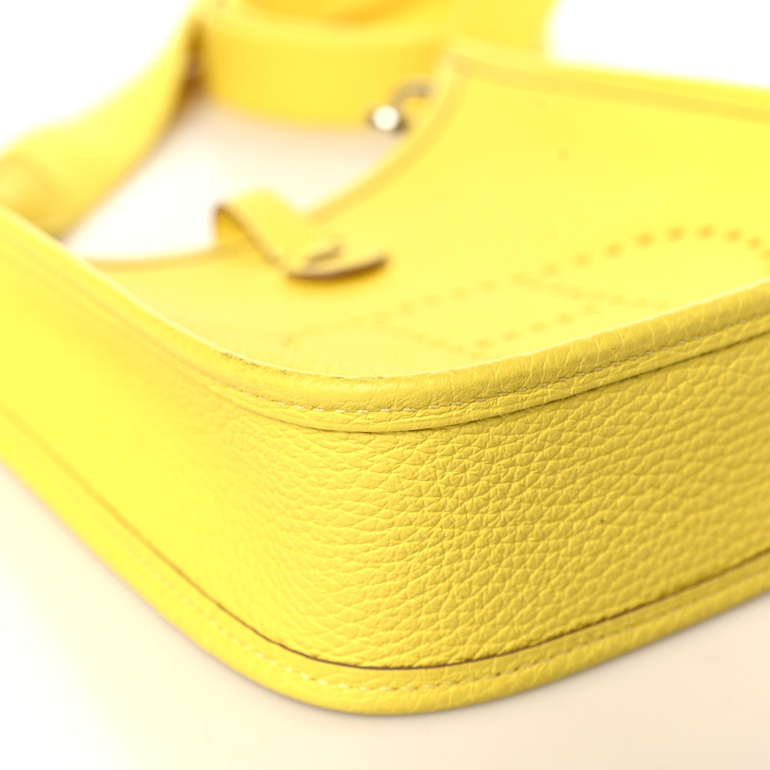 Hermes Taurillon Clemence Evelyne TPM Lime 8 of 10