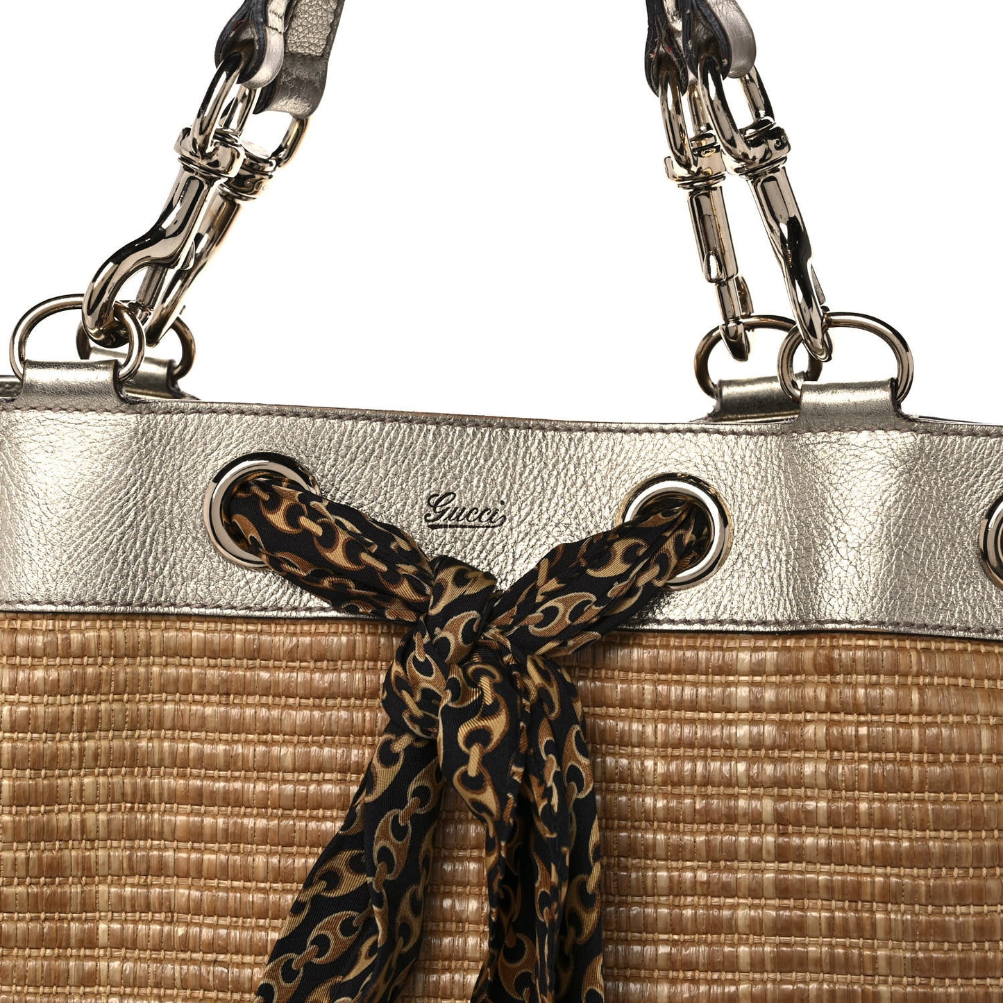 Natural Straw Large Positano Tote