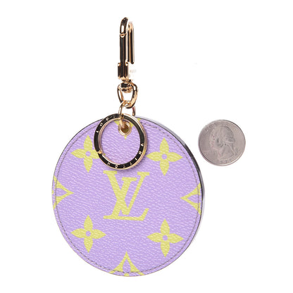 Louis Vuitton Monogram Giant Bag Charm Key Holder Pink Lilac 2 of 3