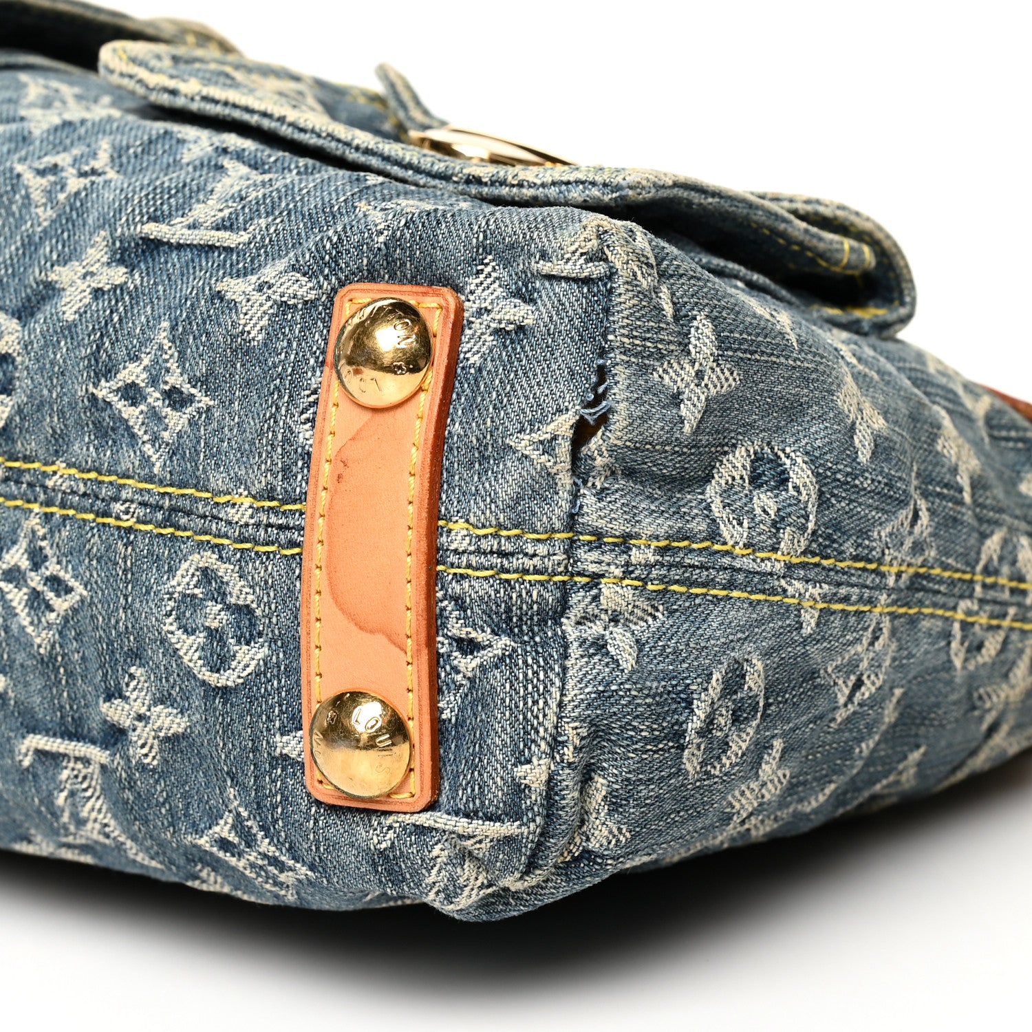 Louis Vuitton Monogram Denim Baggy PM Blue 9 of 11