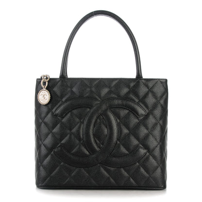 Chanel Caviar Quilted Medallion Tote Black 1 of 7