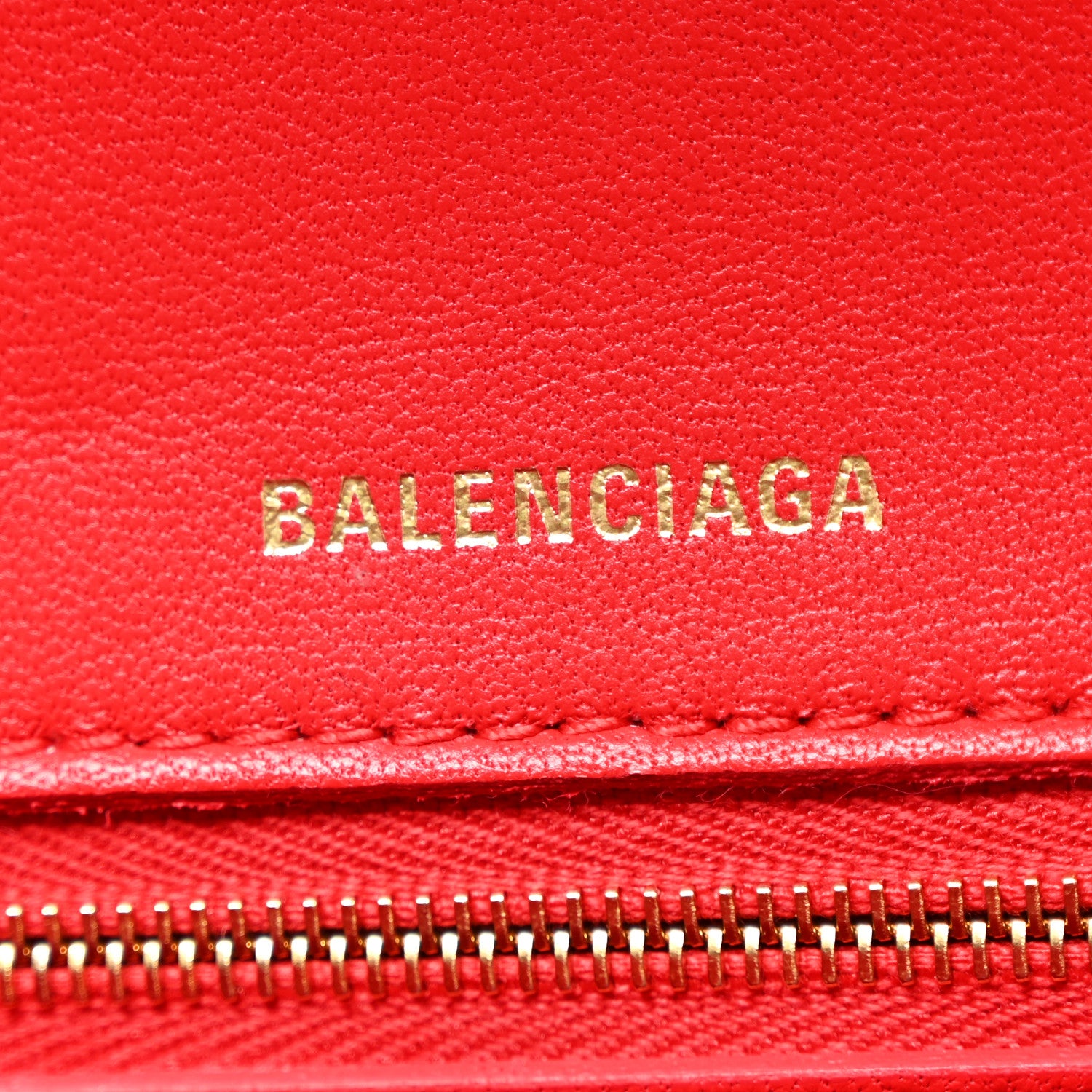 Balenciaga Shiny Box Calfskin Medium Hourglass Top Handle Bag Bright Red 6 of 14