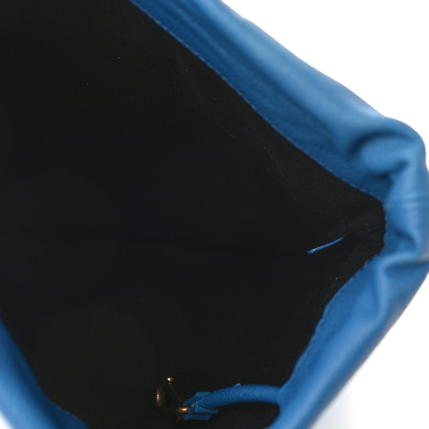 Prorsum Calfskin Drawstring Baby Duffle Blue Azure