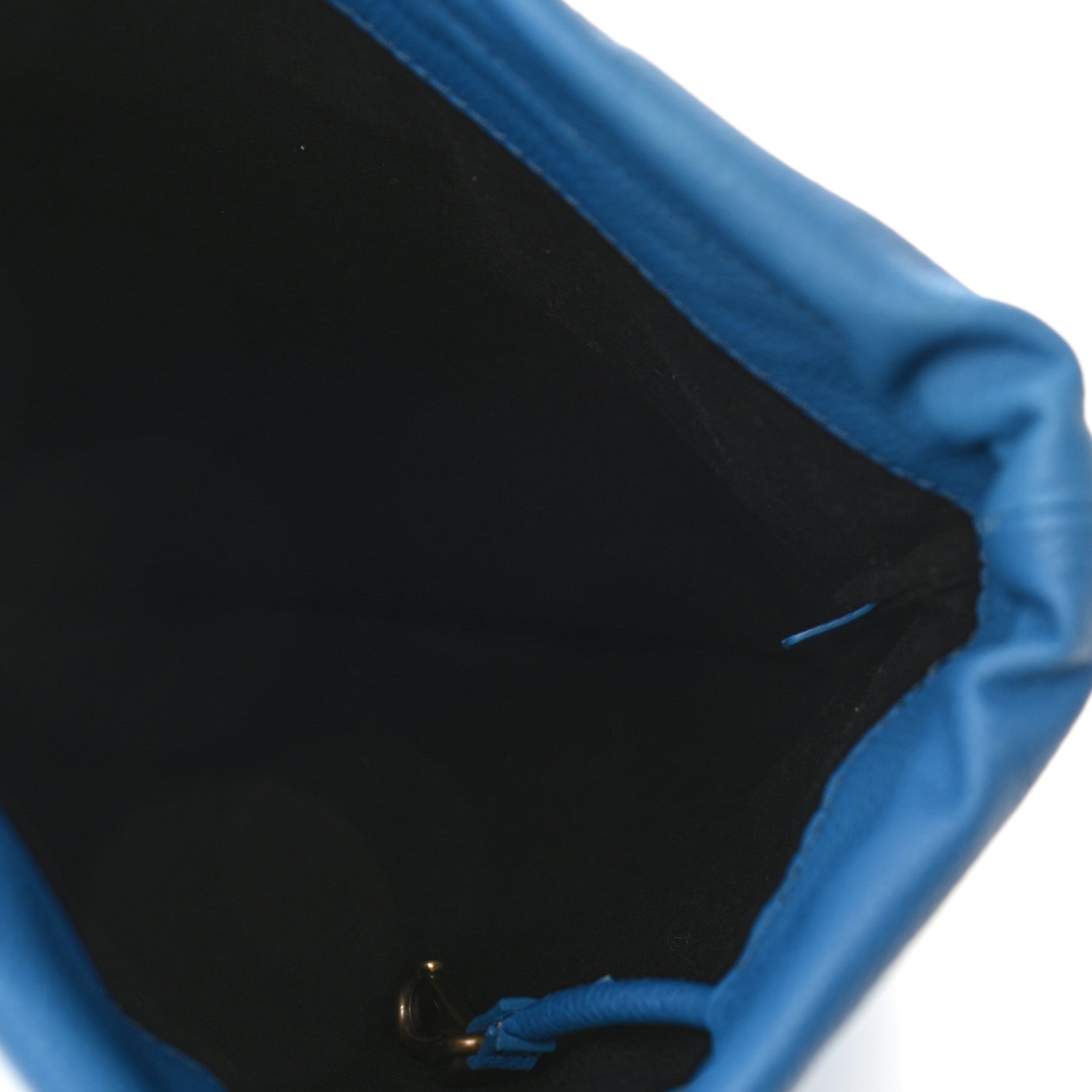 Burberry Prorsum Calfskin Drawstring Baby Duffle Blue Azure 6 of 11
