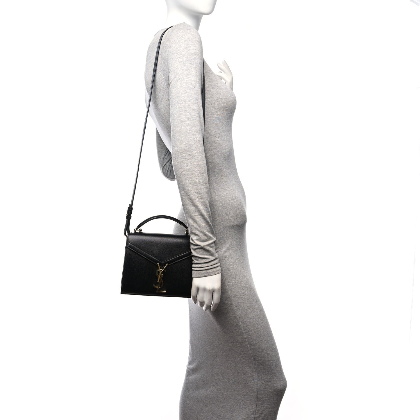 Grain de Poudre Mini Classic Monogram Cassandra Top Handle Black