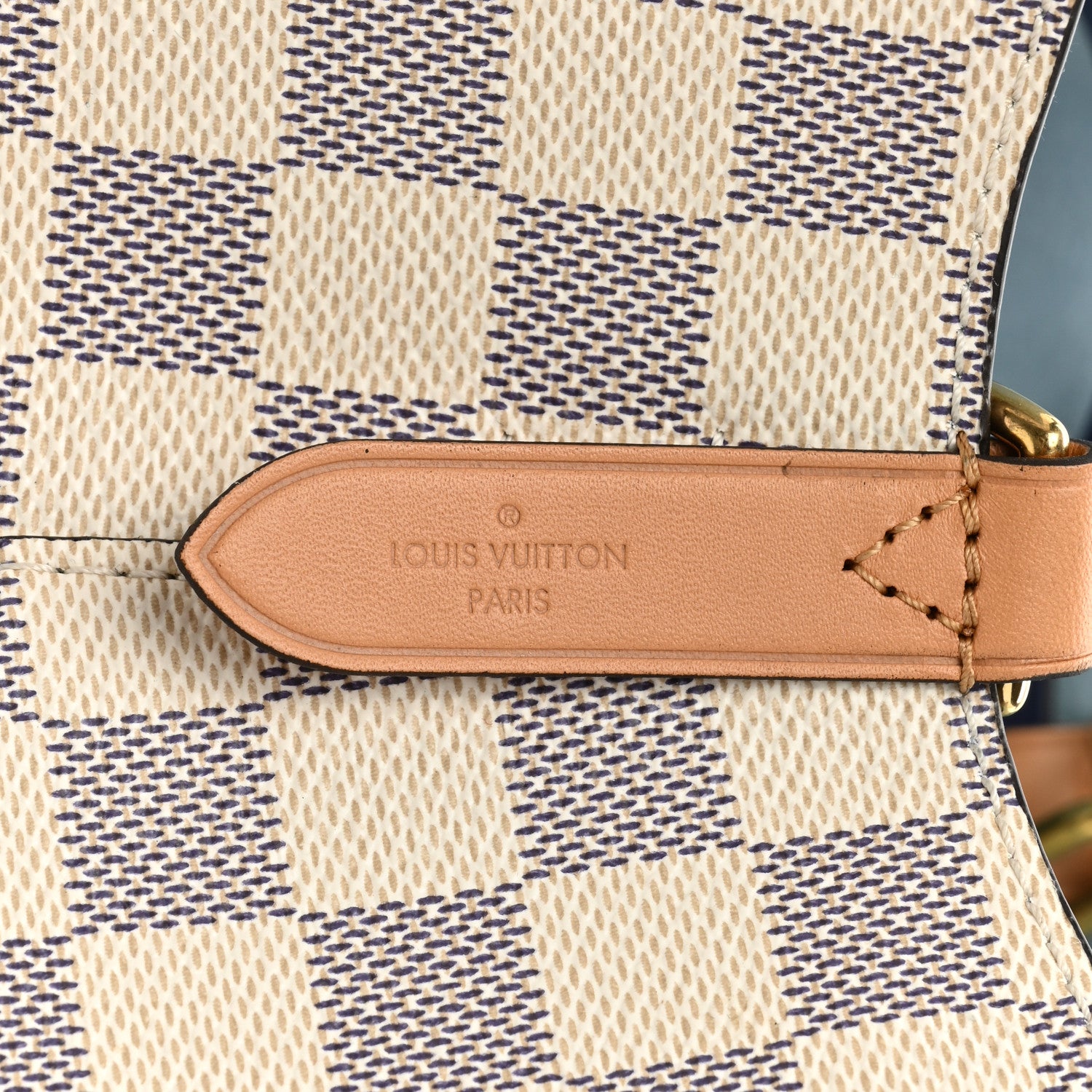 Louis Vuitton Damier Azur Braided Neonoe MM Blue 8 of 12