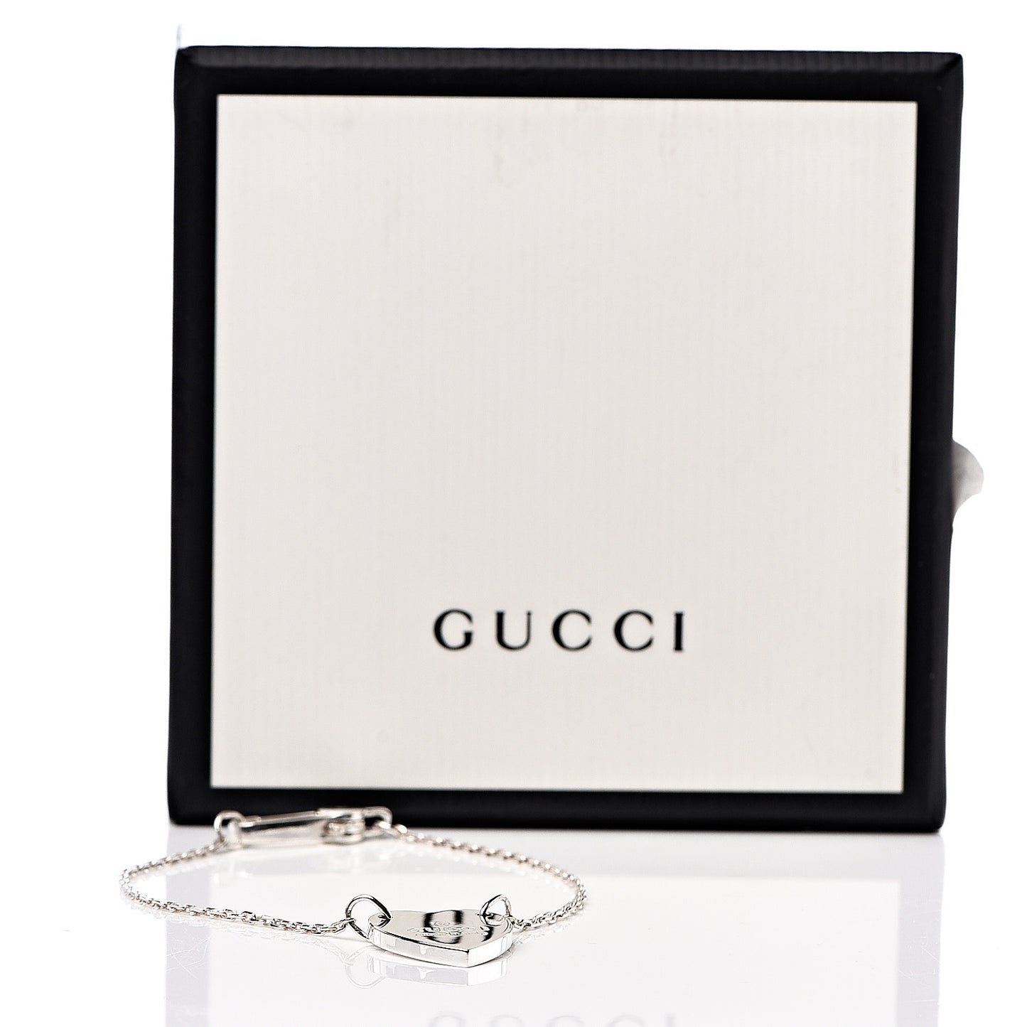 Sterling Silver Trademark Heart Bracelet