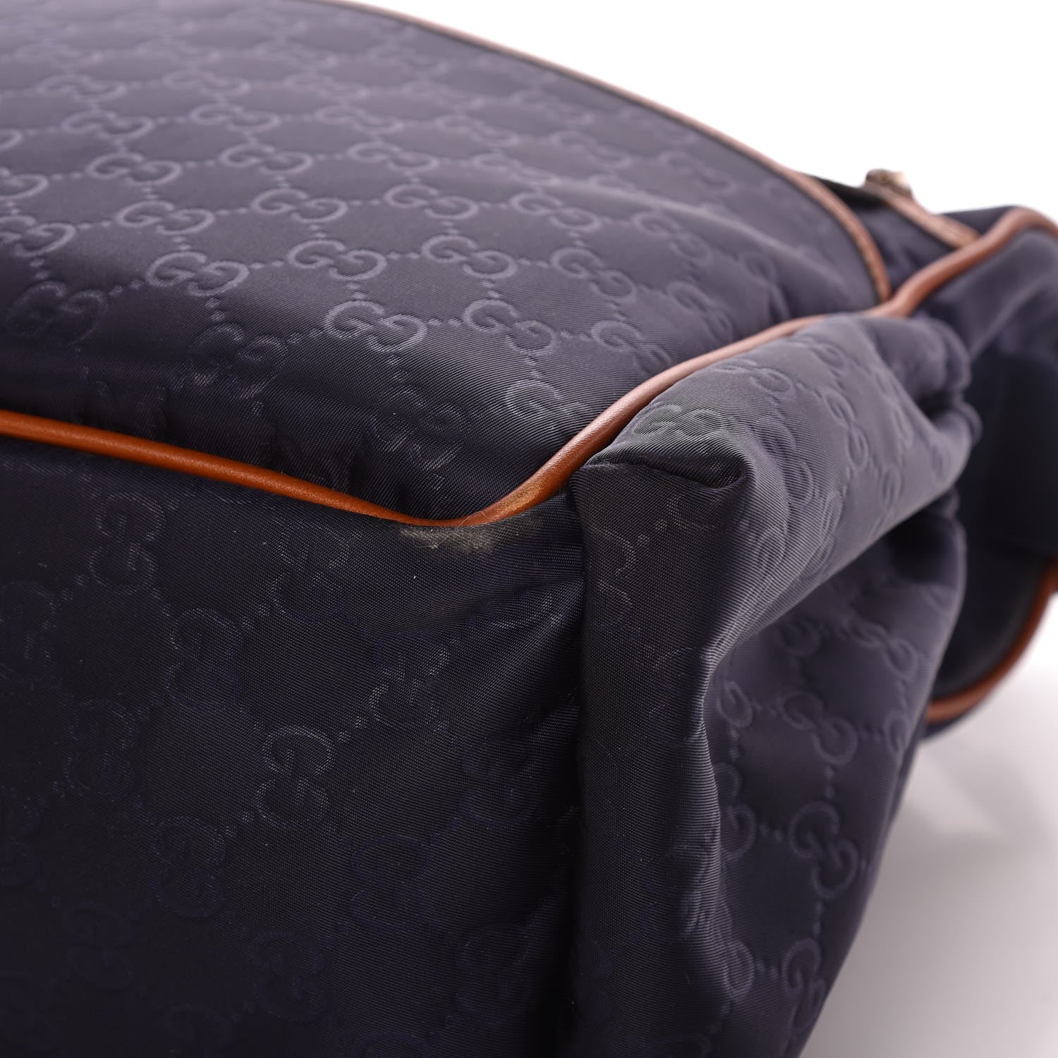 Gucci Nylon Monogram Diaper Bag Blue 11 of 14