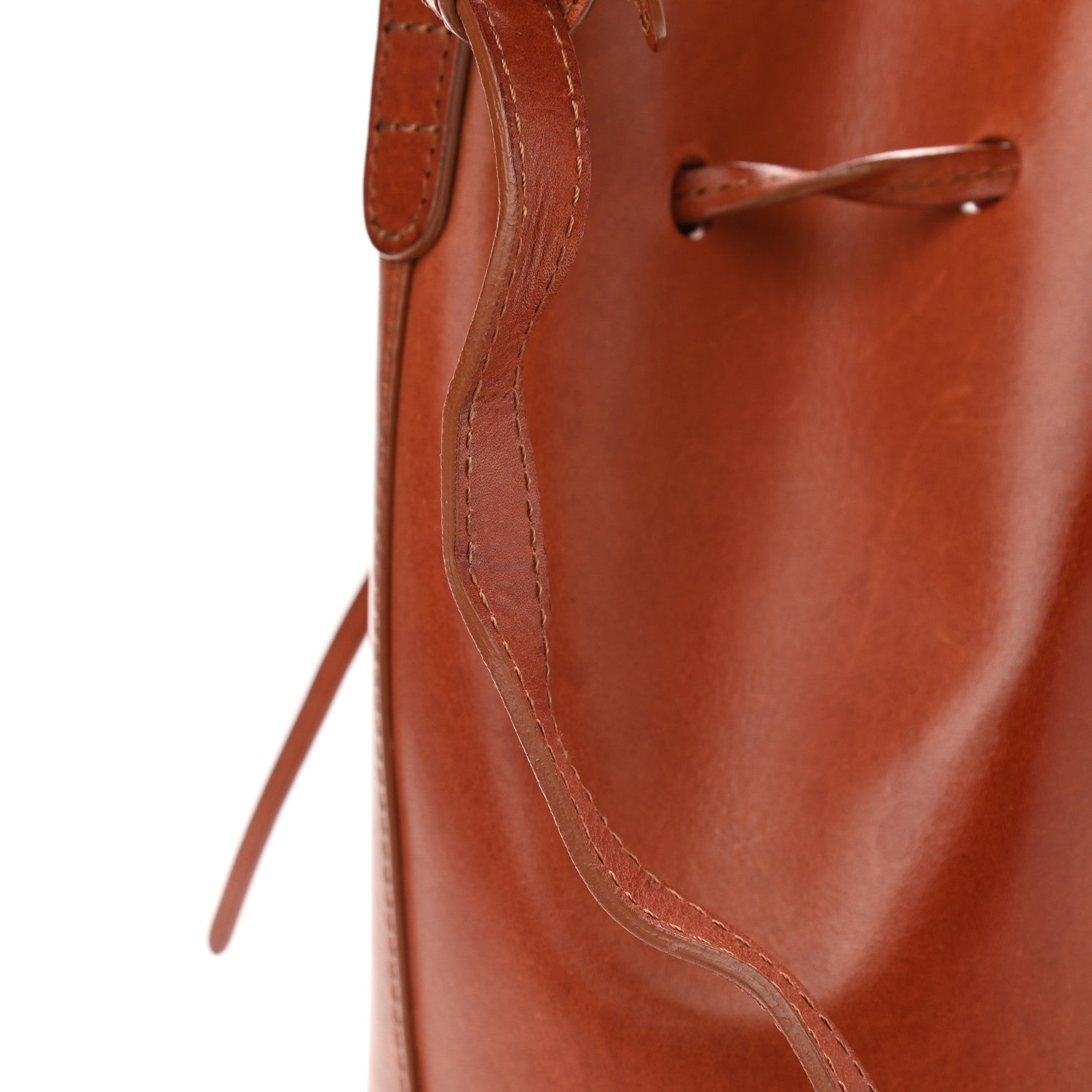 Mansur Gavriel Vegetable Tanned Calfskin Mini Bucket Bag Camello 18 of 18