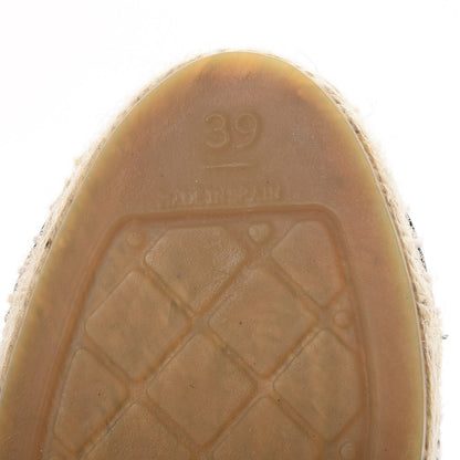 Chanel Patent CC Espadrilles 39 Black 6 of 9