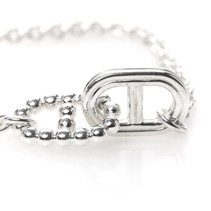 Hermes Sterling Silver PM Parade Bracelet LG 5 of 5