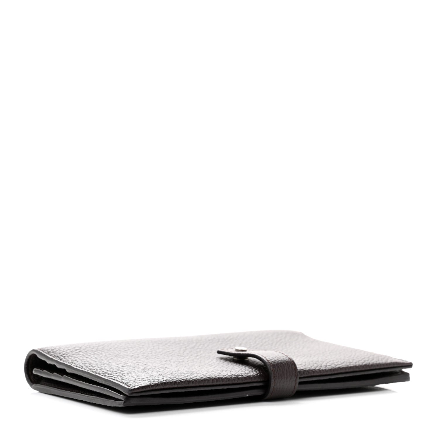 Saint Laurent Grained Calfskin Souple Thin Wallet Amaranto 5 of 9