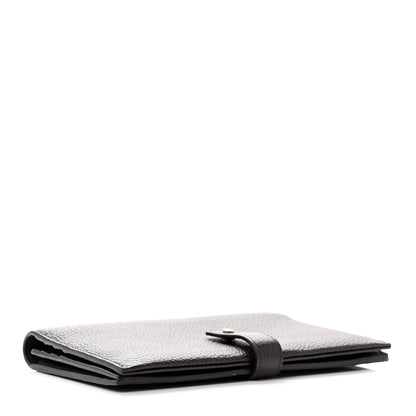Saint Laurent Grained Calfskin Souple Thin Wallet Amaranto 5 of 9
