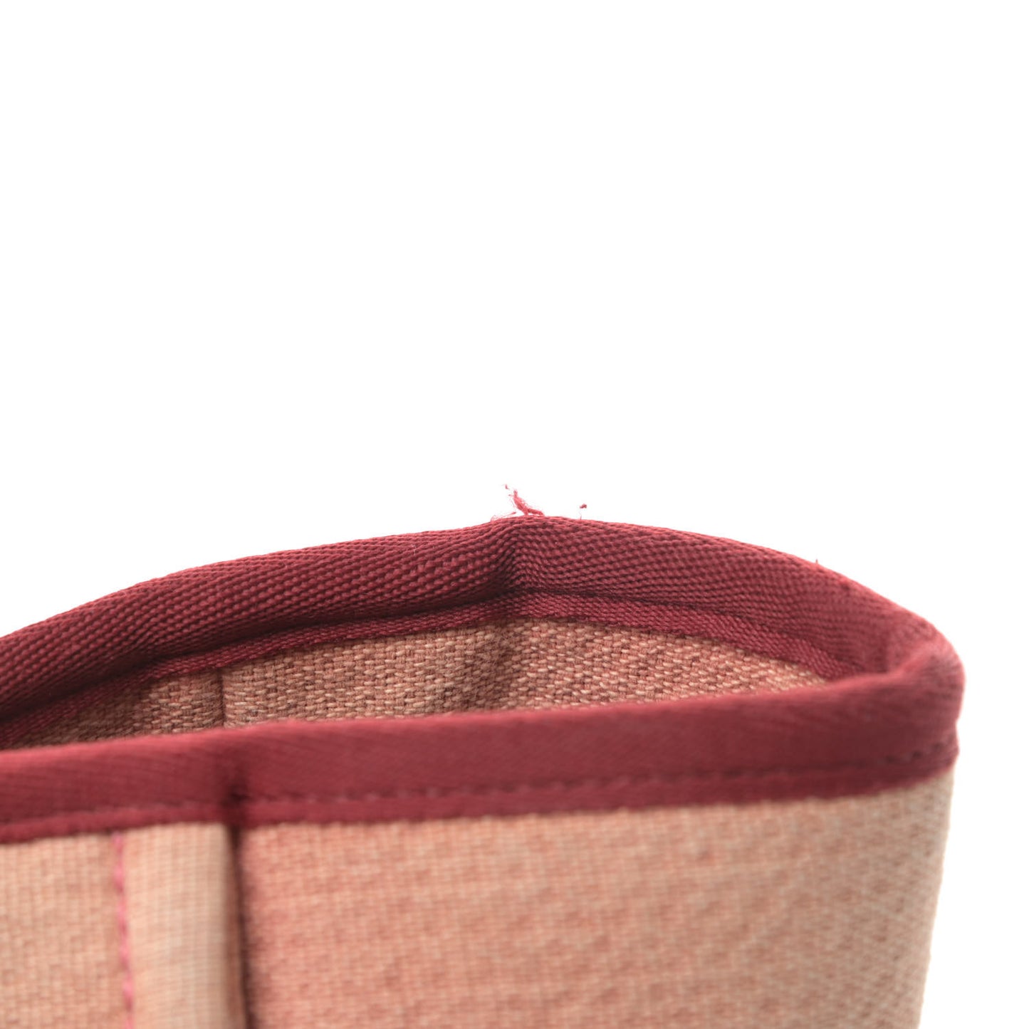 Canvas Medium Deauville Tote Red