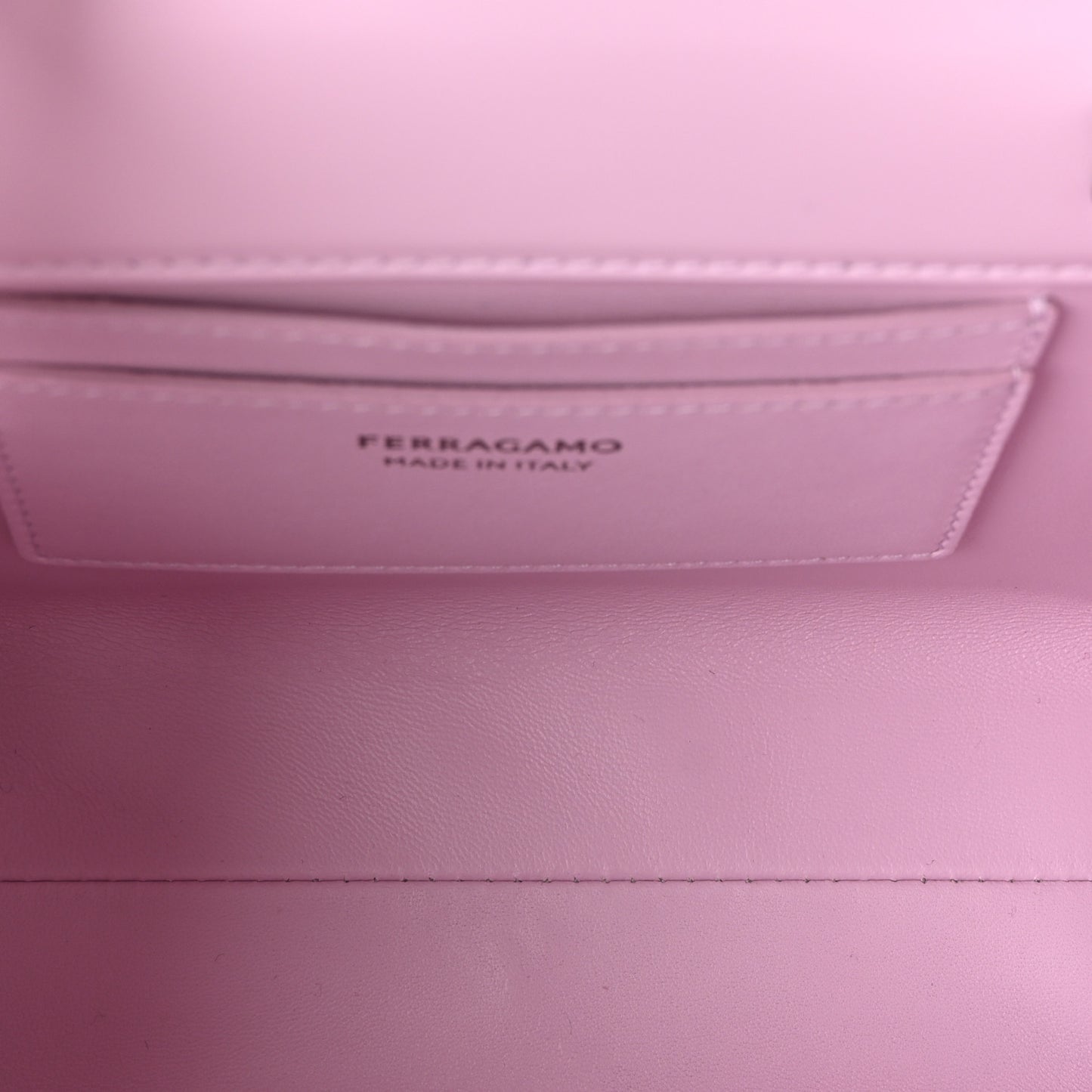 Brushed Calfskin Mini Wanda Top Handle Bag Bubble Gum