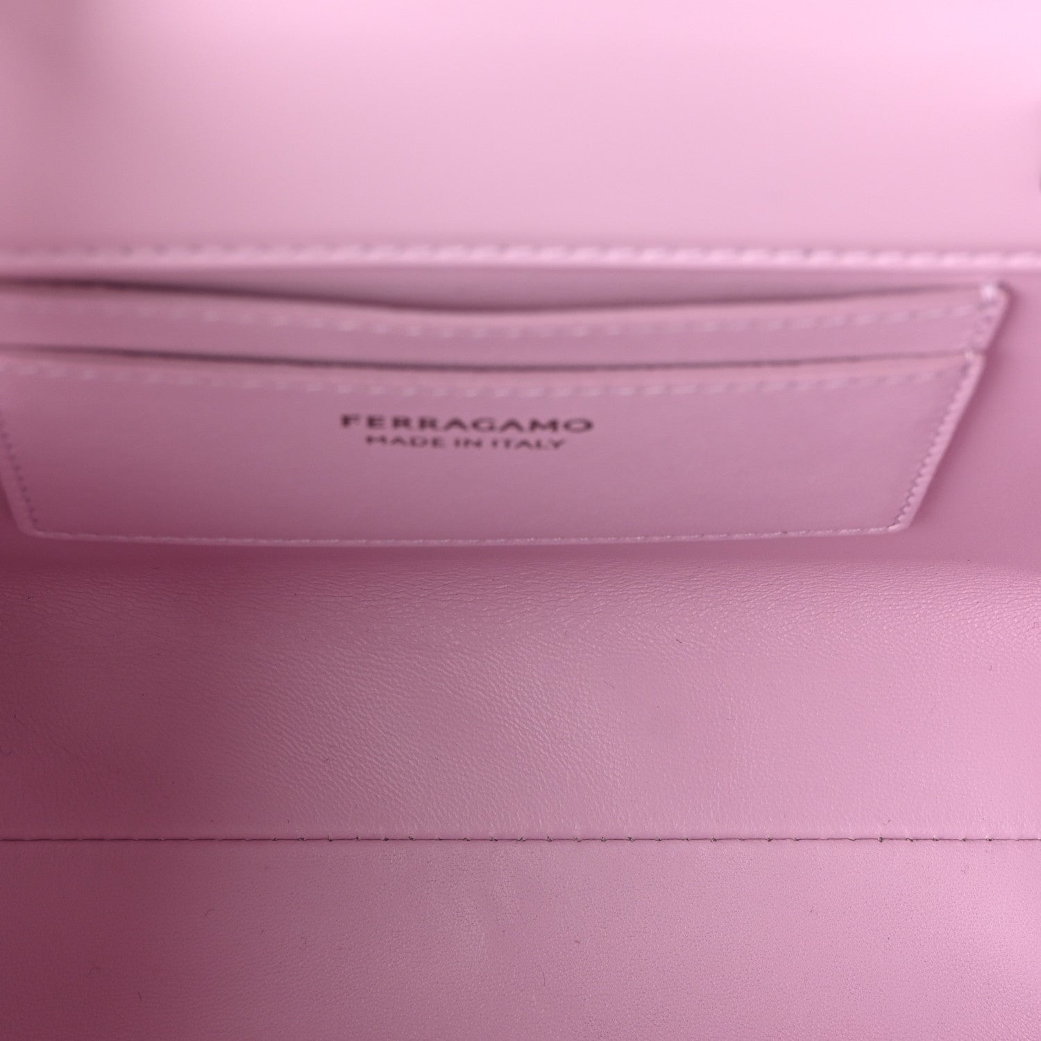 Salvatore Ferragamo Brushed Calfskin Mini Wanda Top Handle Bag Bubble Gum 4 of 8
