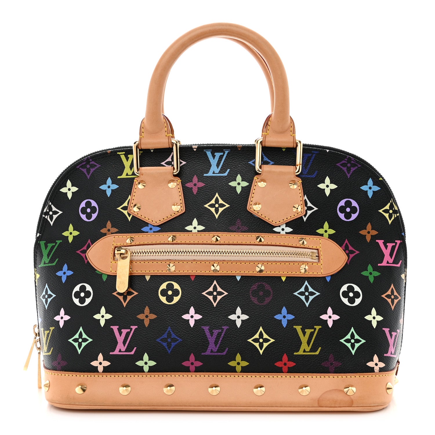 Louis Vuitton LOUIS VUITTON Monogram Multicolor Alma Black 1 of 14