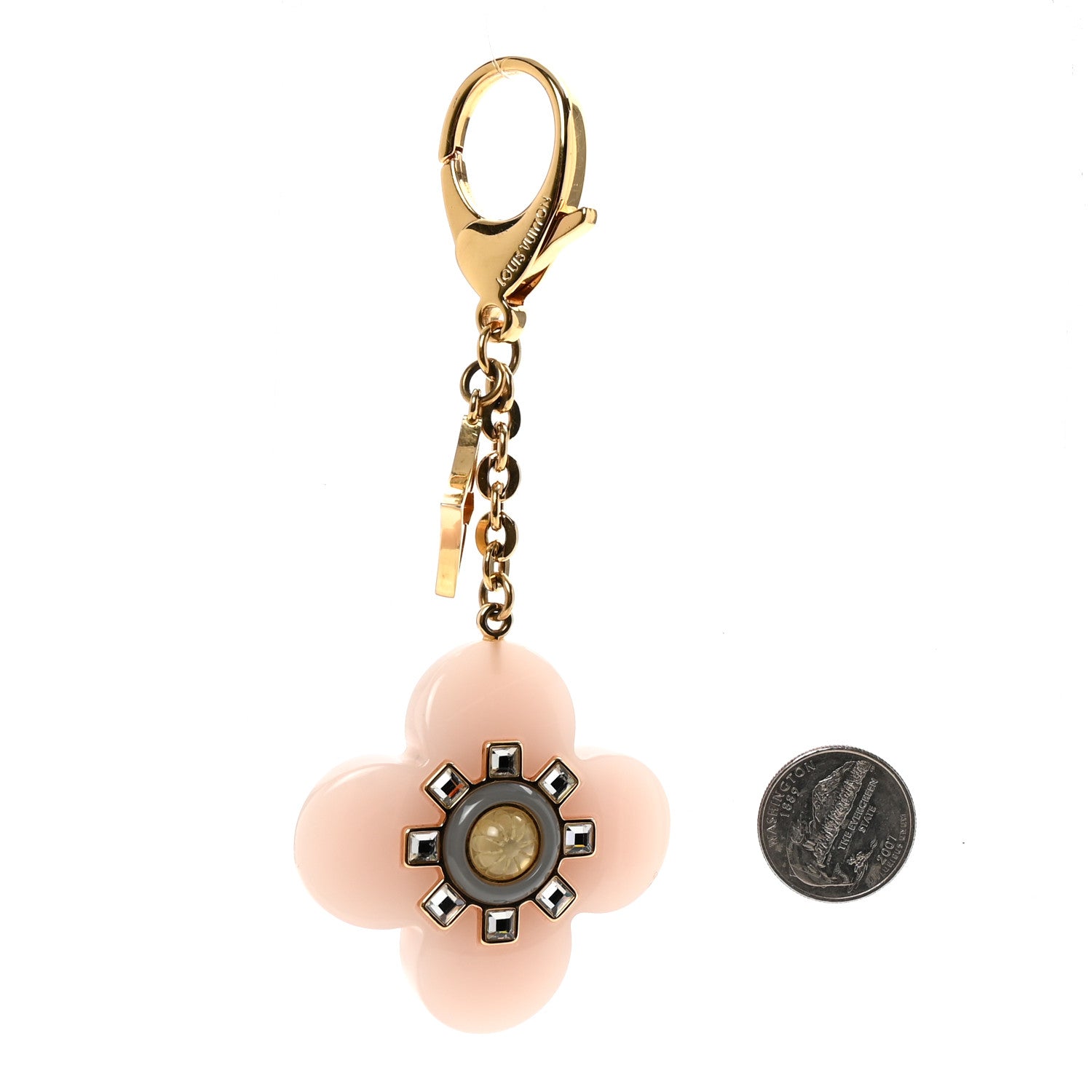 Louis Vuitton Fleur d Etoile Bag Charm Rose 2 of 3