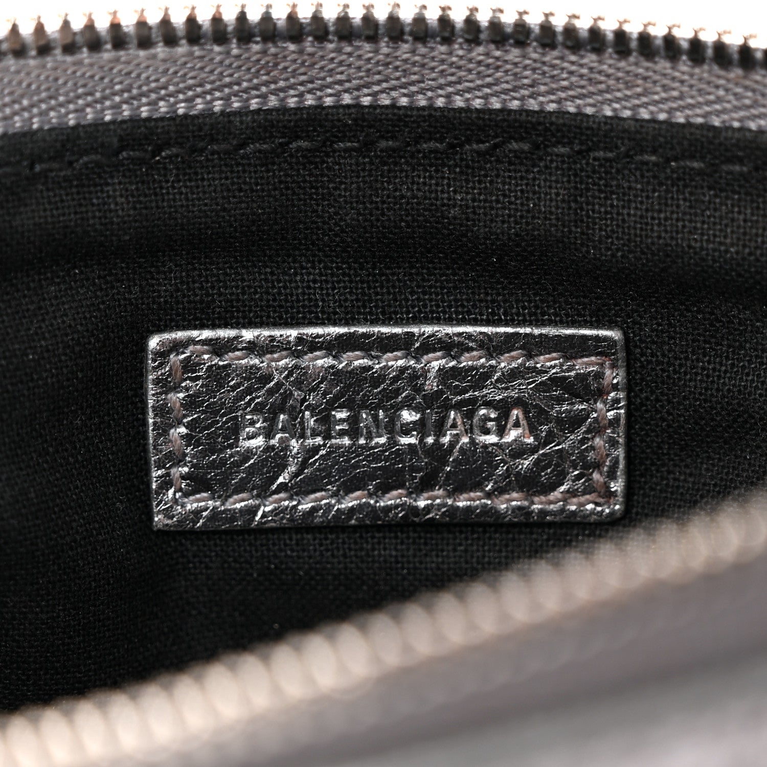 Balenciaga Metallic Agneau Arena Mini Le Cagole Multi Pouch Silver 6 of 10