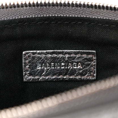 Balenciaga Metallic Agneau Arena Mini Le Cagole Multi Pouch Silver 6 of 10