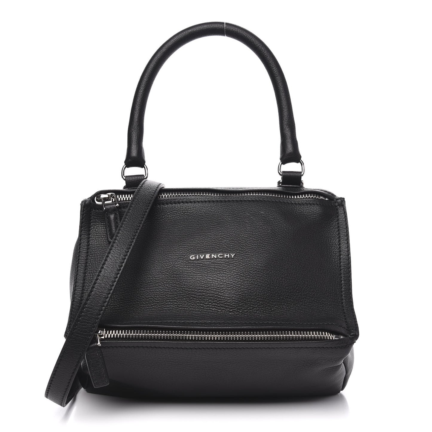 Sugar Goatskin Small Pandora Black