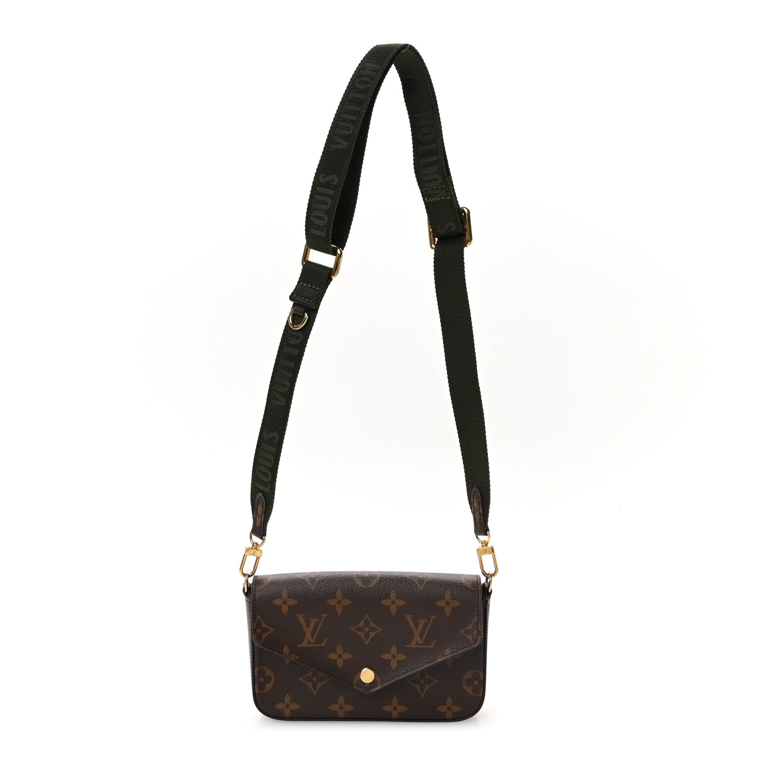 Louis Vuitton Monogram Felicie Strap & Go Kaki 1 of 10