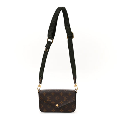 Louis Vuitton Monogram Felicie Strap & Go Kaki 1 of 10