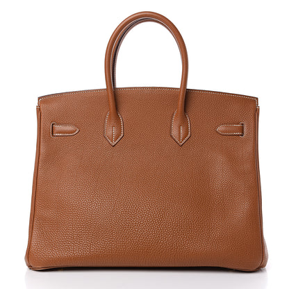 Hermes Togo Birkin 35 Gold 2 of 13