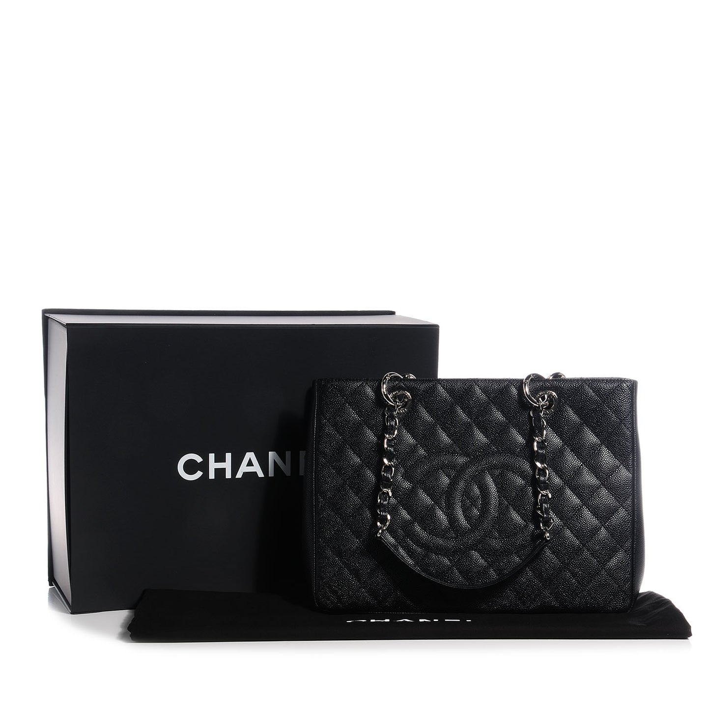 Caviar Grand Shopping Tote GST Black