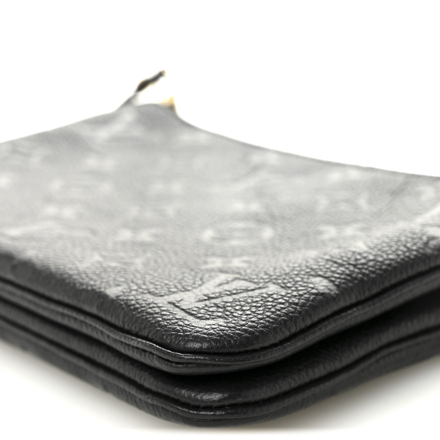 Empreinte Double Zip Pochette Black