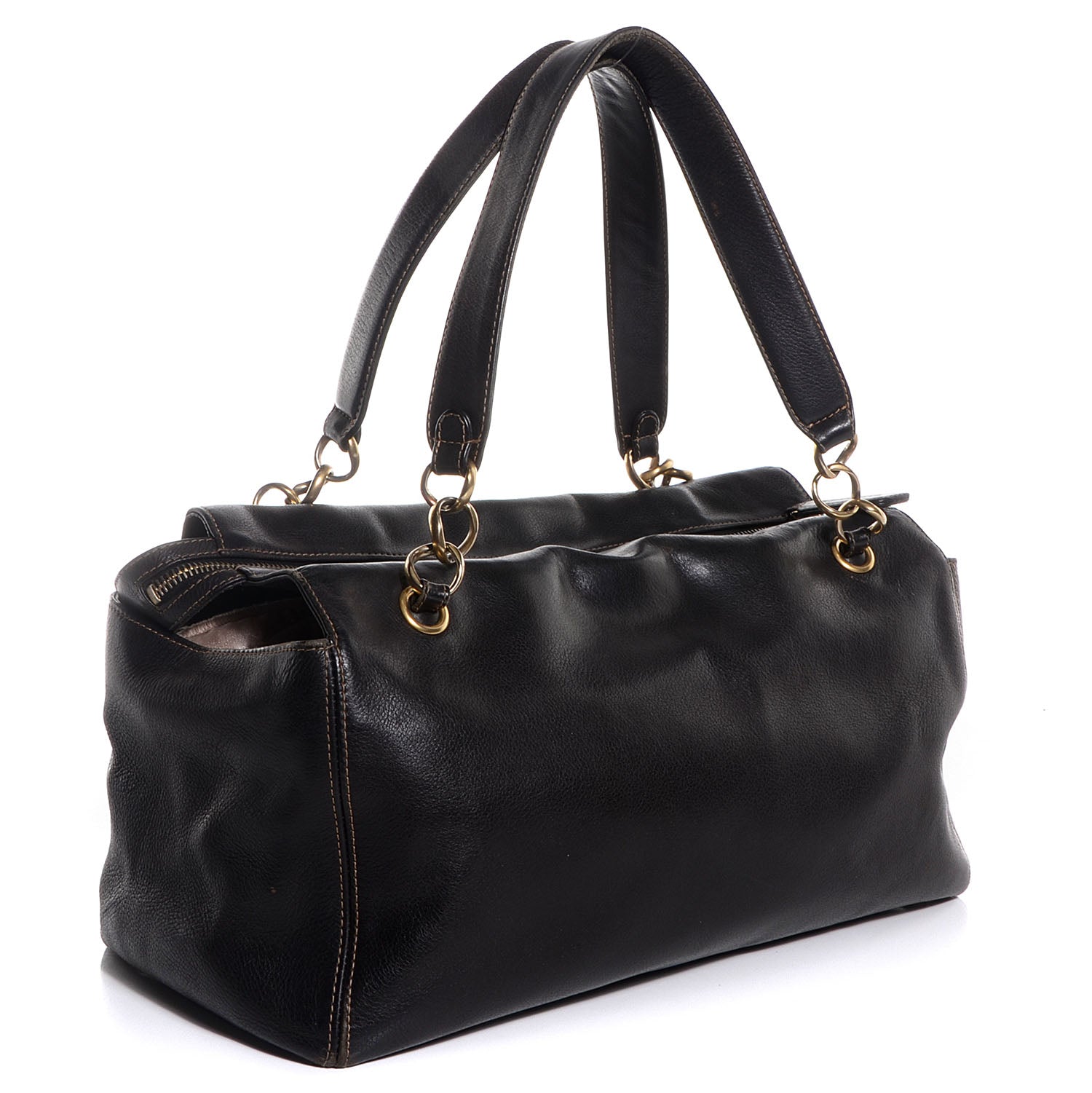 Chanel Leather CC Bag Black 4 of 16