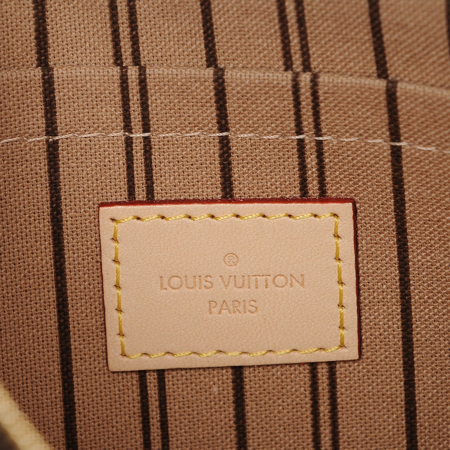 Louis Vuitton Monogram Neverfull MM GM Pochette 6 of 8