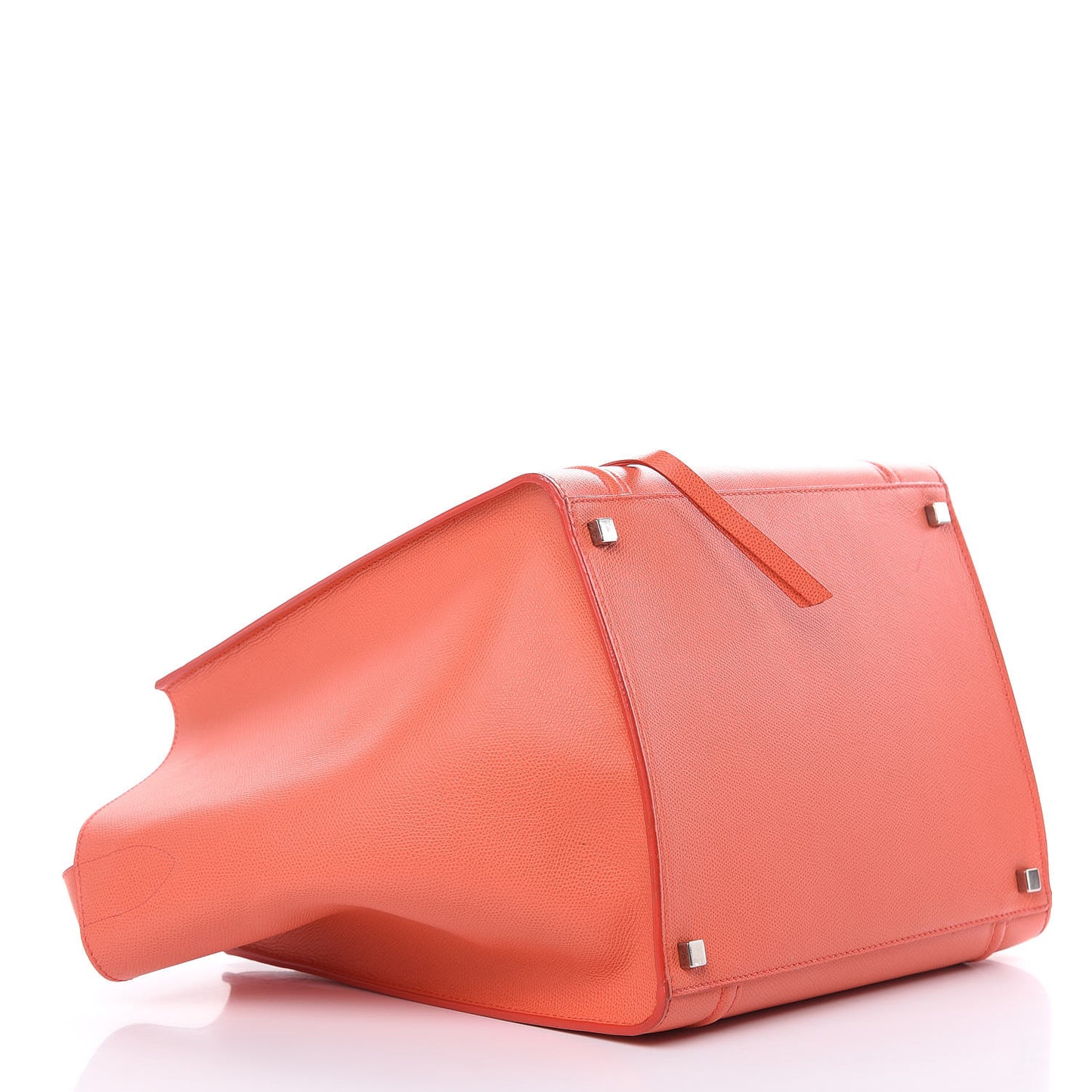 Grained Calfskin Medium Phantom Luggage Coral