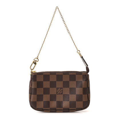 Louis Vuitton Damier Ebene Mini Pochette Accessories 1 of 10
