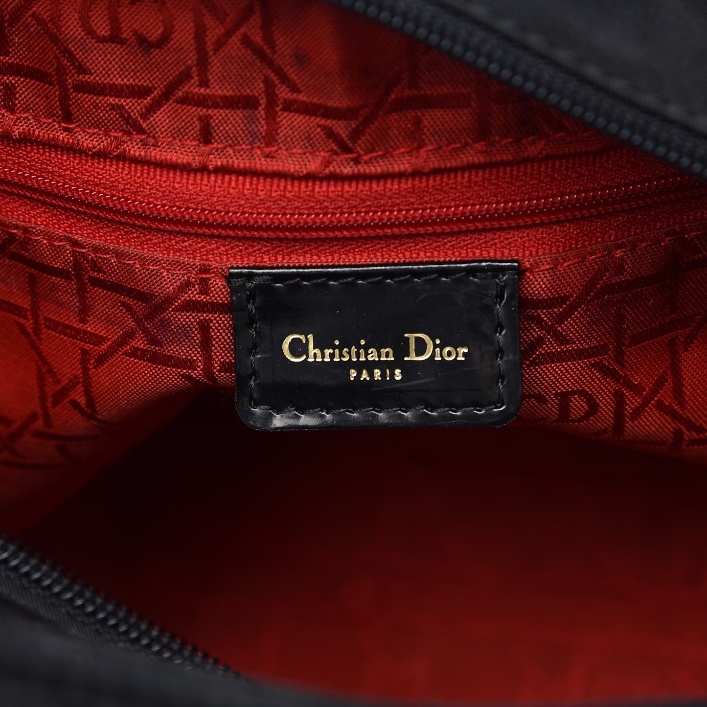 Nylon Cannage Large Lady Dior Black