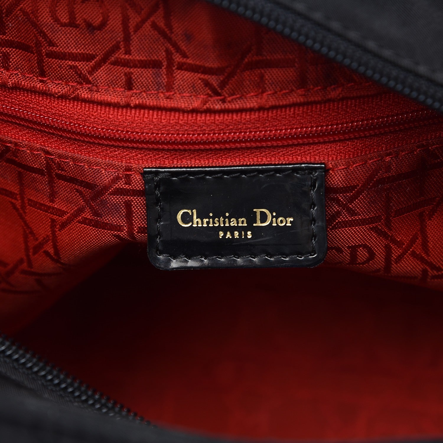 Christian Dior Nylon Cannage Large Lady Dior Black 6 of 12