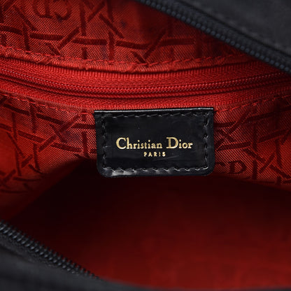 Christian Dior Nylon Cannage Large Lady Dior Black 6 of 12