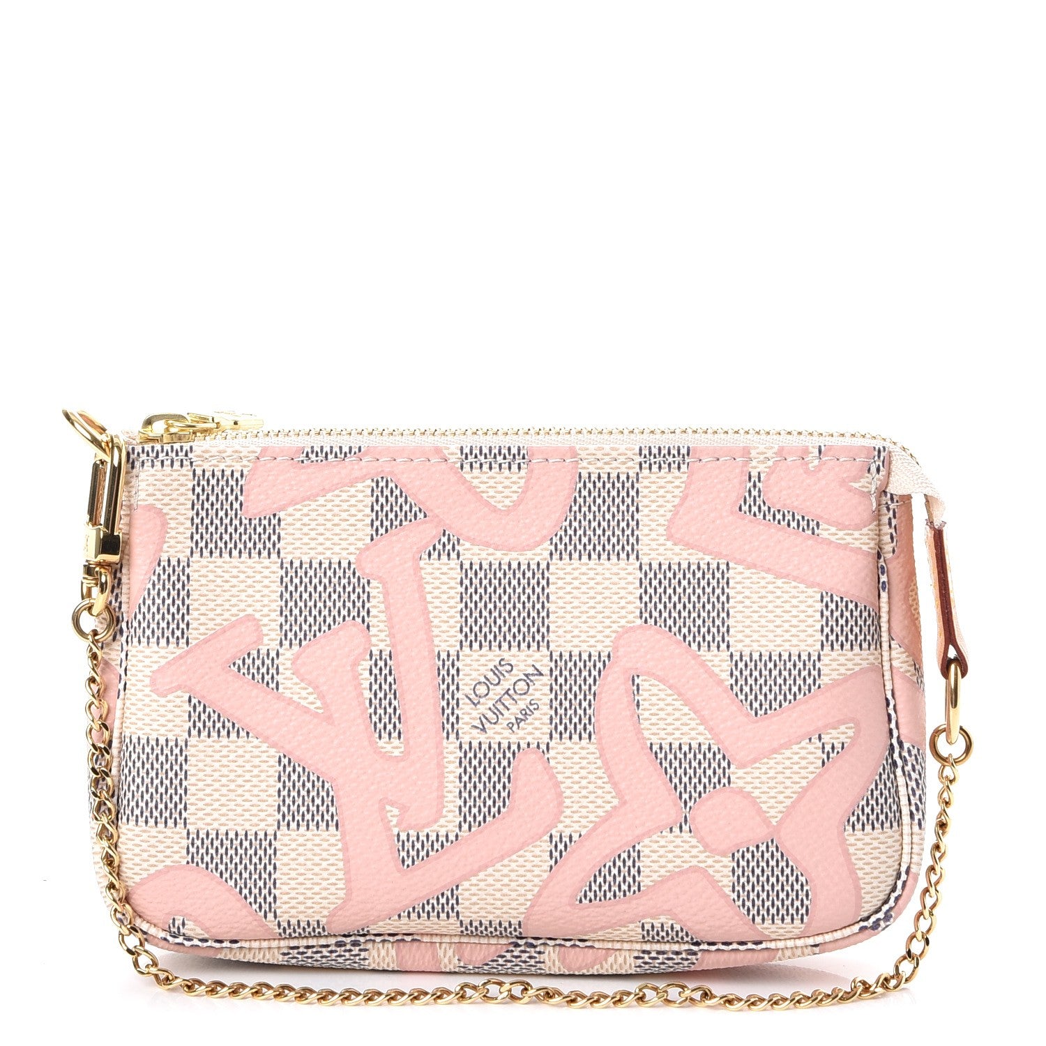 Louis Vuitton Damier Azur Tahitienne Mini Pochette Accessories 1 of 8