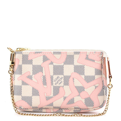 Louis Vuitton Damier Azur Tahitienne Mini Pochette Accessories 1 of 8